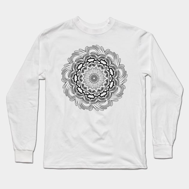 Mandala #18. Deserts and Oceans Long Sleeve T-Shirt by wiccked